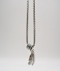 Double Feather Necklace