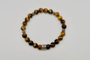 Tigers Eye Beaded Bracelet