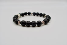 Load image into Gallery viewer, Black Lava Beaded Bracelet