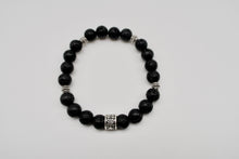 Load image into Gallery viewer, Black Lava Beaded Bracelet